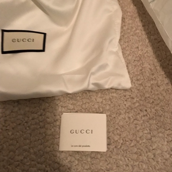 Gucci mens leather baseball style cap complete $695 nwt size Large - Picture 7 of 13